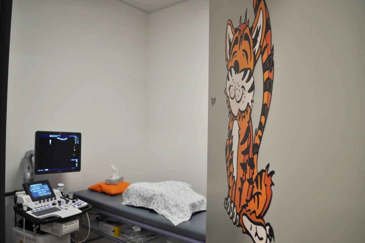 Tiger Sonographiezimmer — kinder- und jugendärzte am werk, Rheinfelden