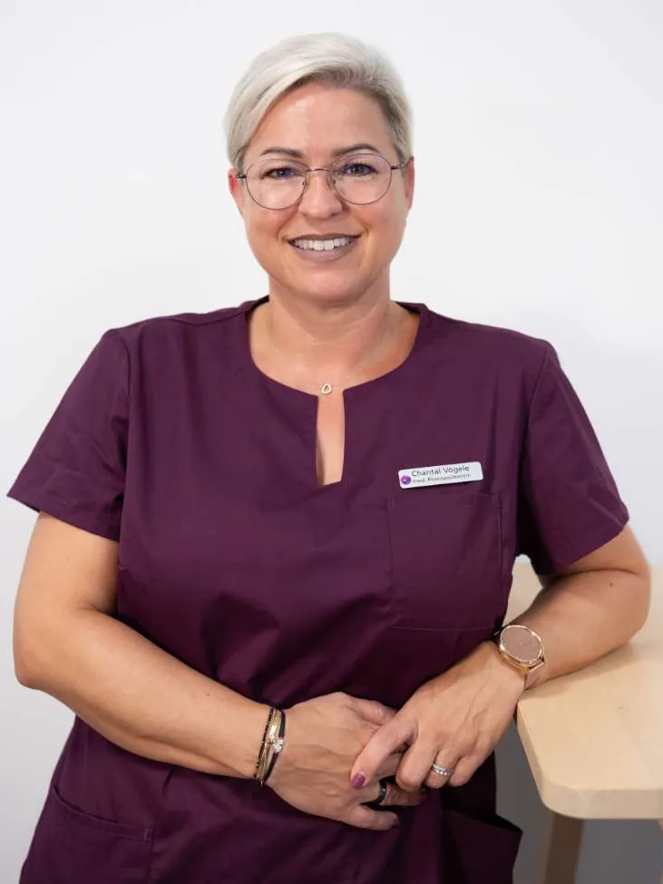 Chantal Voegele, MPA bei den kinder- und jugendärzten am werk in Rheinfelden
