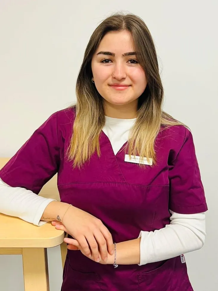 Chantale Schwarb, MPA bei den kinder- und jugendärzten am werk in Rheinfelden