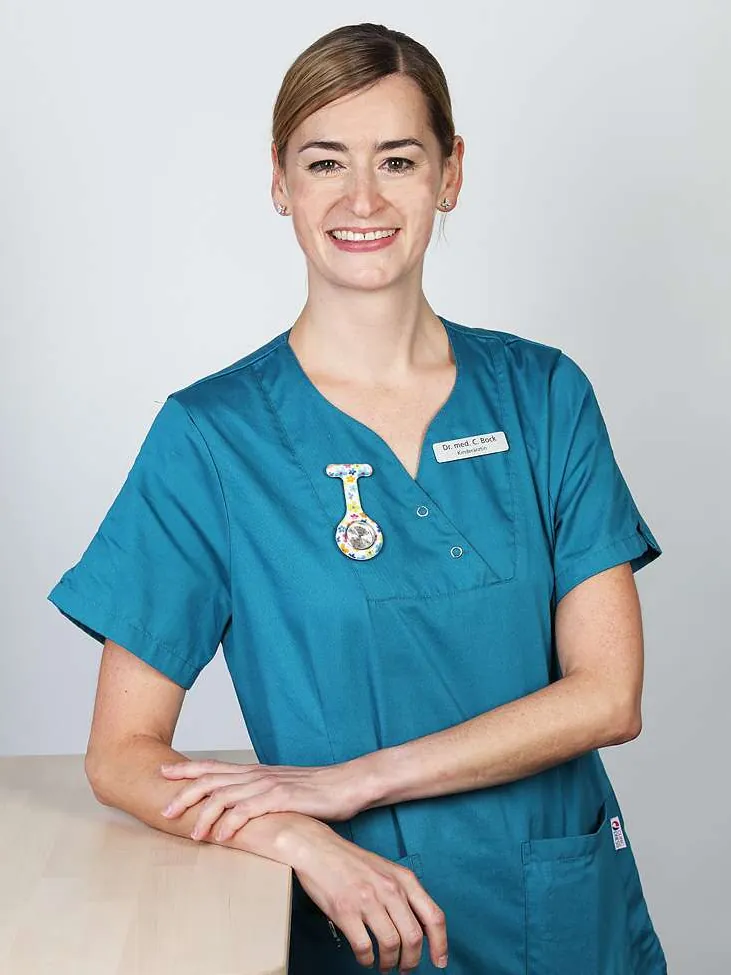 Dr. med. Corinna Bock, Fachärztin für Kinder- und Jugendmedizin bei den kinder- und jugendärzten am werk in Rheinfelden