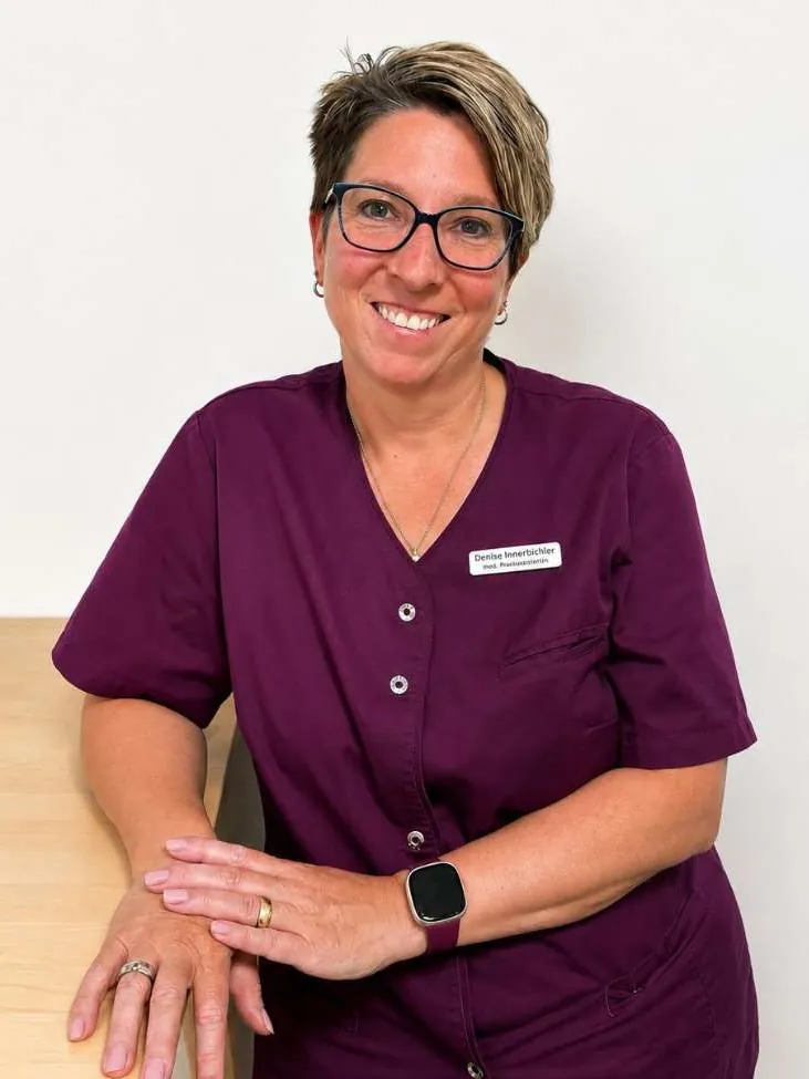 Denise Innerbichler, MPA bei den kinder- und jugendärzten am werk in Rheinfelden