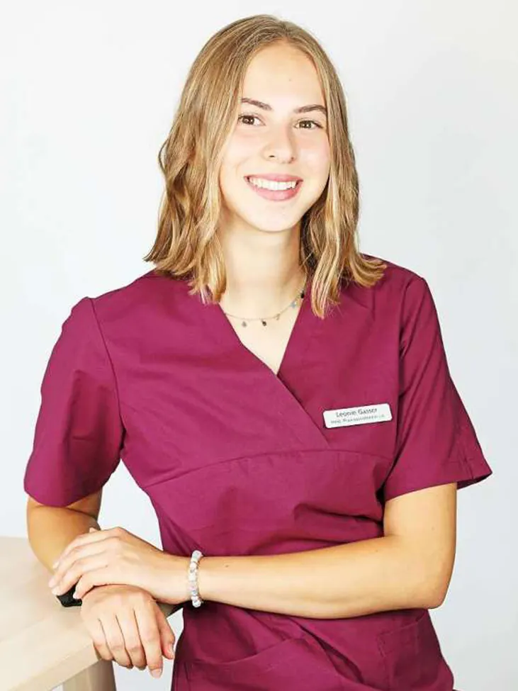 Leonie Gasser, MPA bei den kinder- und jugendärzten am werk in Rheinfelden